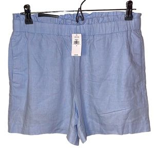 Banana Republic 4” Linen Blue Shorts Size S